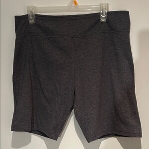 Women's Gray Active Bike Shorts